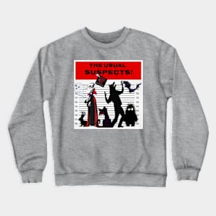 Monsters! The Usual Suspects! Crewneck Sweatshirt